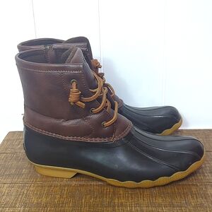 EUC Saltwater Sperry Rain Saltwalter Snow Boots